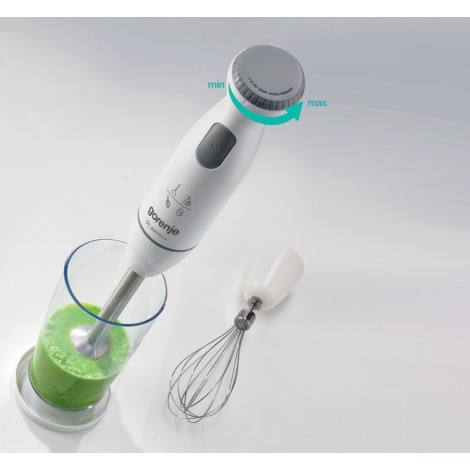 Gorenje Hand blender | HBC802QW | Hand Blender | 800 W | Jar material Plastic | Jar capacity 0.5 L | White
