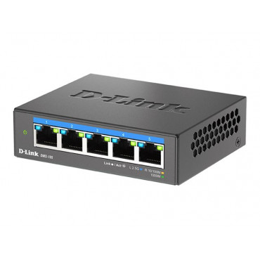 D-Link DMS-105/E | 5-Port 2.5G Multi-Gigabit Desktop Switch | Desktop | Unmanaged