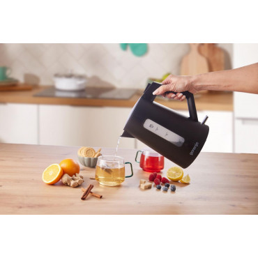 Gorenje K17OPB | Kettle | Electric | 2200 W | 1.7 L | Plastic | 360 rotational base | Black