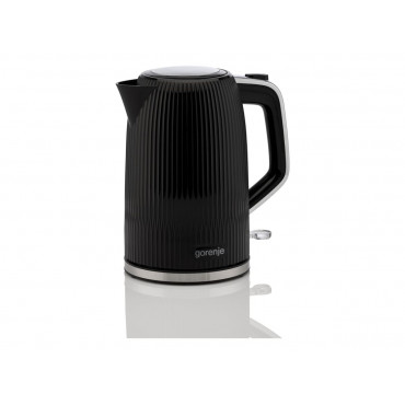 Gorenje K17DPB | Kettle | Electric | 1.7 L | 2200 W | Plastic/Stainless steel | 360 rotational base | Black