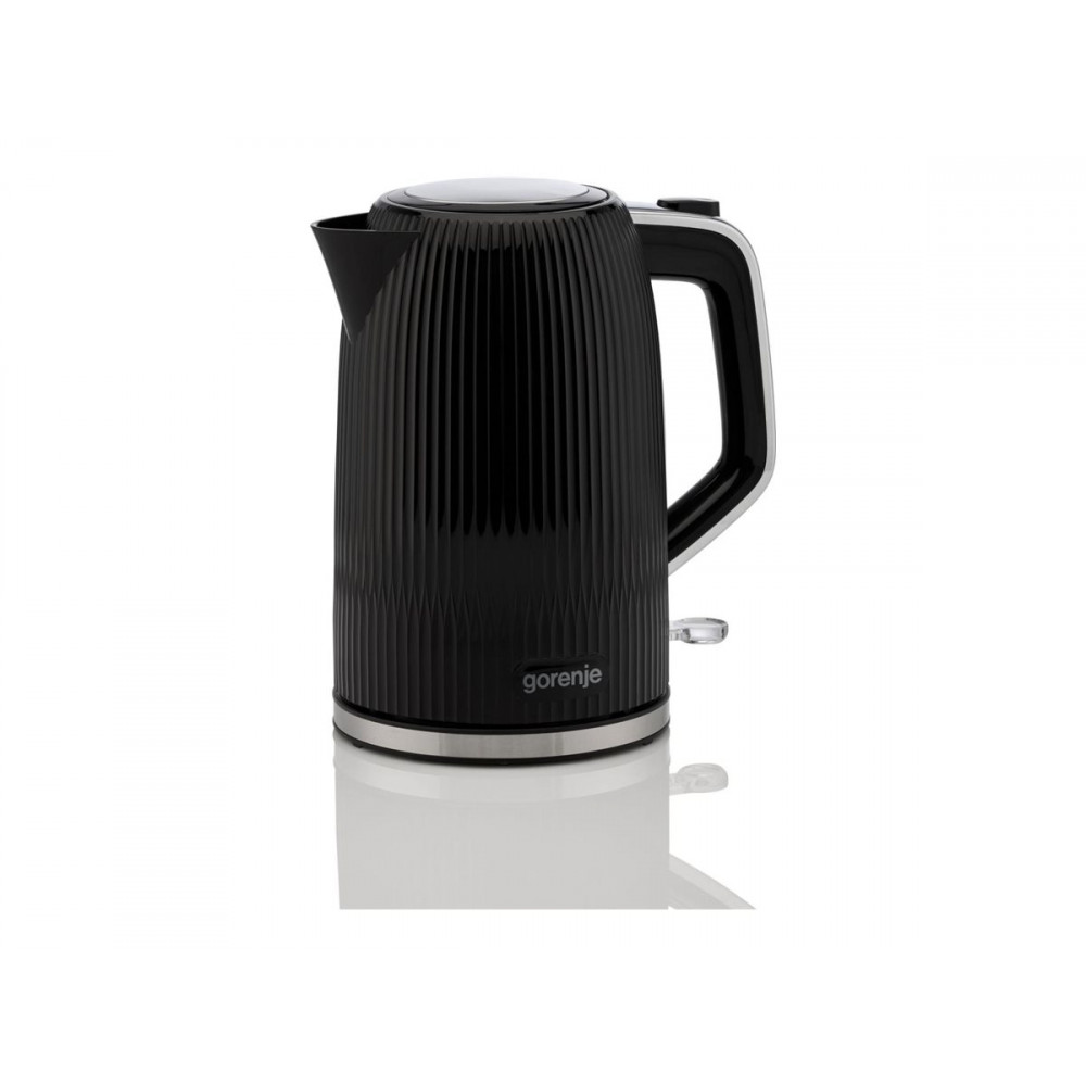 Gorenje K17DPB | Kettle | Electric | 1.7 L | 2200 W | Plastic/Stainless steel | 360 rotational base | Black