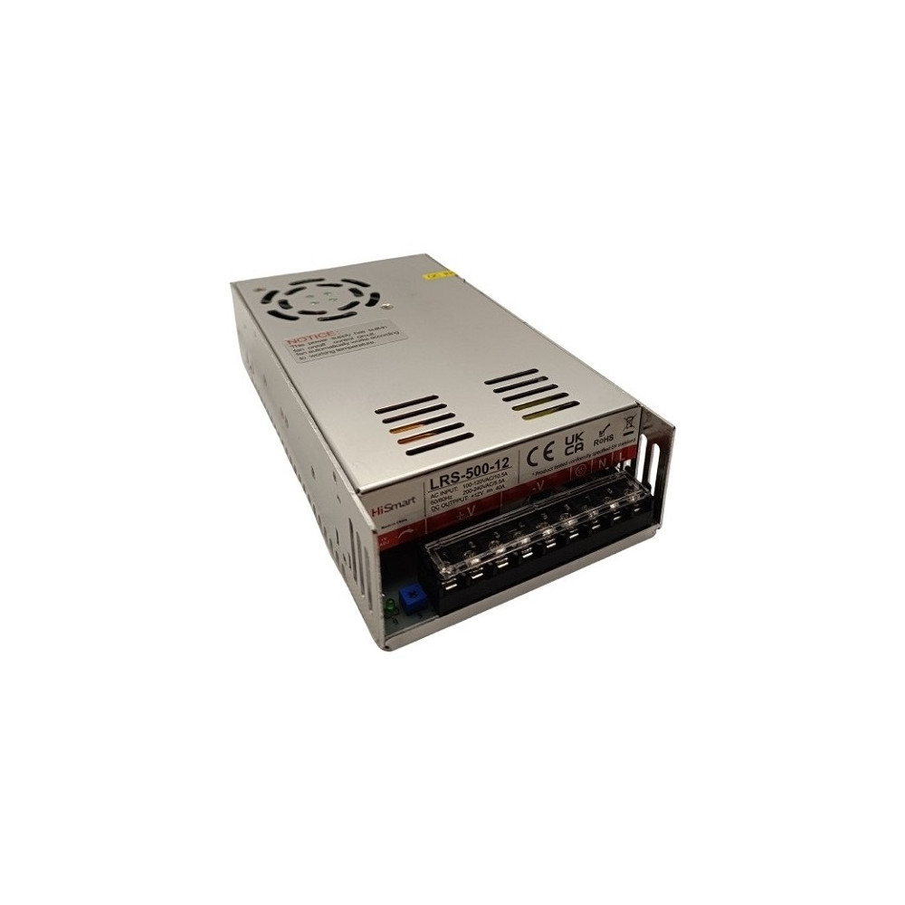 Maitinimo šaltinis 12V, 40A, 500W