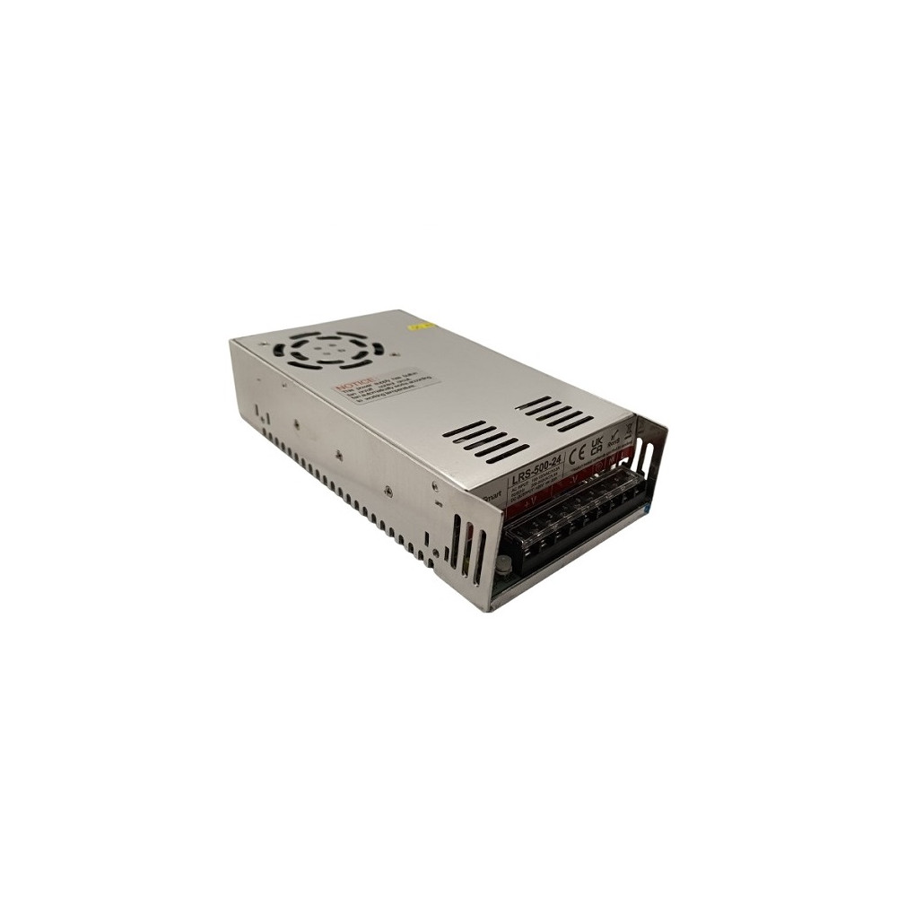 Maitinimo šaltinis 24V, 20A, 500W