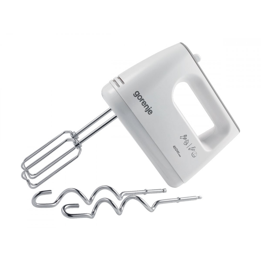 Gorenje | Mixer | M420CW | Hand Mixer | 450 W | Number of speeds 5 | Turbo mode | White
