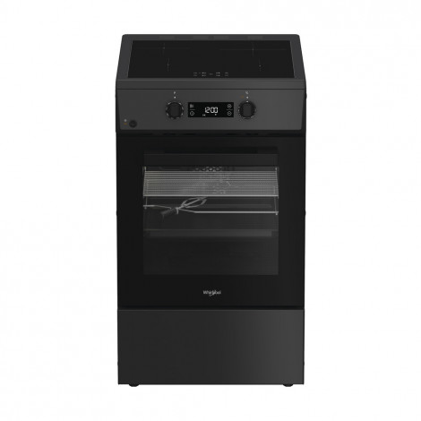 Whirlpool Cooker | W5I8LCSTA | Hob type Induction | Oven type Electric | Anthracite | Width 50 cm | Depth 60 cm | 60 L