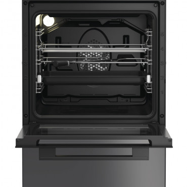 Whirlpool Cooker | W5I8LCSTA | Hob type Induction | Oven type Electric | Anthracite | Width 50 cm | Depth 60 cm | 60 L