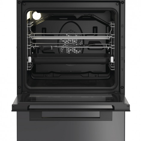 Whirlpool Cooker | W5I8LCSTA | Hob type Induction | Oven type Electric | Anthracite | Width 50 cm | Depth 60 cm | 60 L