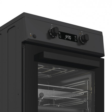 Whirlpool Cooker | W5I8LCSTA | Hob type Induction | Oven type Electric | Anthracite | Width 50 cm | Depth 60 cm | 60 L