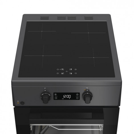 Whirlpool Cooker | W5I8LCSTA | Hob type Induction | Oven type Electric | Anthracite | Width 50 cm | Depth 60 cm | 60 L