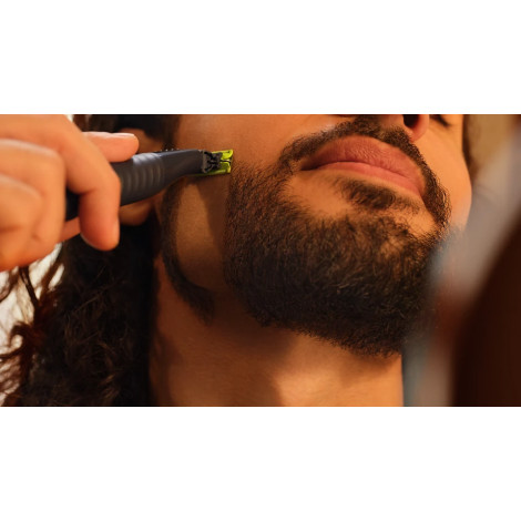 Philips | Shaver | OneBlade QP1424/65 | Operating time (max) 30 min | Wet & Dry | NiMH | Charcoal Grey