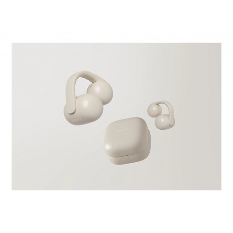 Sony | Earbuds | LinkBuds WF-LC900 Clip | Bluetooth | Open-Ear | Greige | Wireless