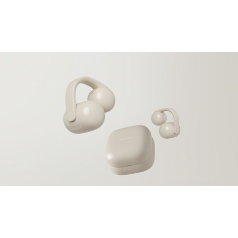 Sony | Earbuds | LinkBuds WF-LC900 Clip | Bluetooth | Open-Ear | Greige | Wireless