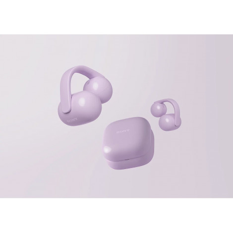 Sony | Earbuds | LinkBuds WF-LC900 Clip | Bluetooth | Open-Ear | Lavender | Wireless
