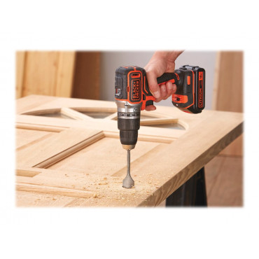 Black&Decker Hammer Drill BL188K-QW 18V BL 1Batt 400mA Kitbox | BLACK & DECKER