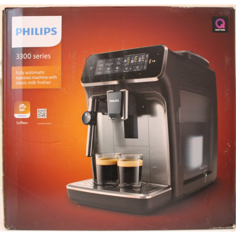 SALE OUT. | Philips Coffee Maker | EP3329/70 Series 3300 | Pump pressure 15 bar | Built-in milk frother | Fully Automatic | 1500