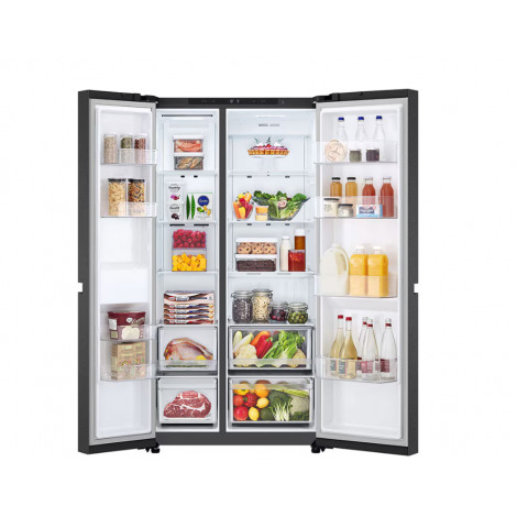 LG Refrigerator | GSBC40EPPE | Energy efficiency class E | Free standing | Side by side | Height 179 cm | No Frost system | Frid
