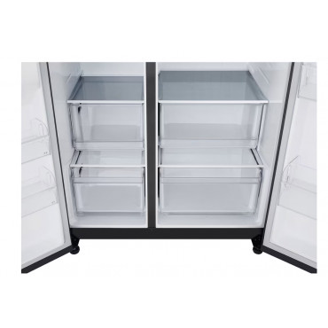 LG Refrigerator | GSBC40EPPE | Energy efficiency class E | Free standing | Side by side | Height 179 cm | No Frost system | Frid