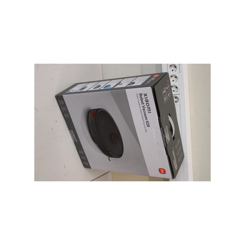 SALE OUT. Xiaomi Robot Vacuum S20 (Black) EU | Xiaomi Robot Vacuum (EU) | S20 | Wet&Dry | 2900 mAh | Dust capacity 0.4 L | 5000 