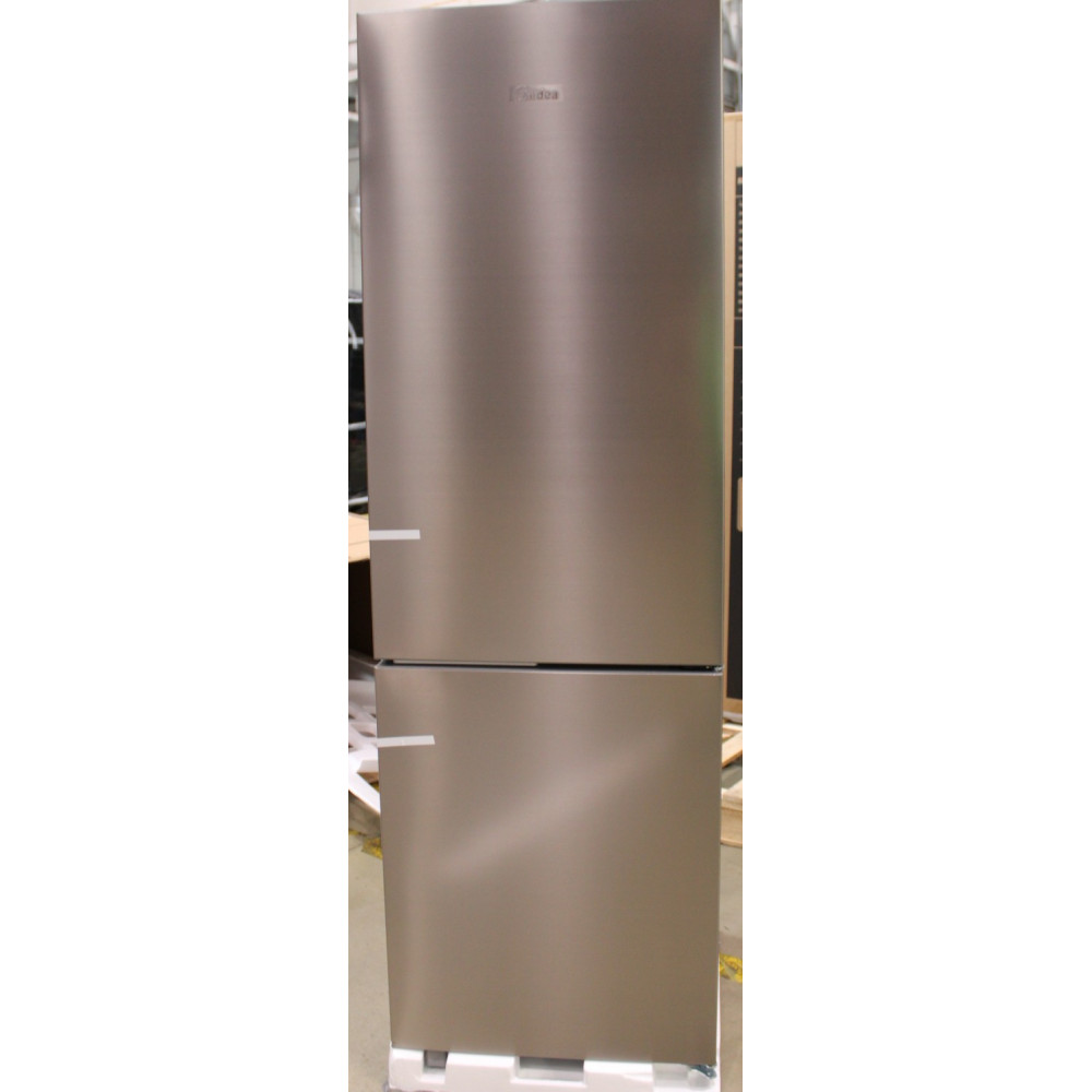 SALE OUT. Midea MDRB548MME46 Refrigerator, E, Freestanding, Combi, Height 186 cm, Fridge net 271L, Freezer net 130L, Grey | Mide