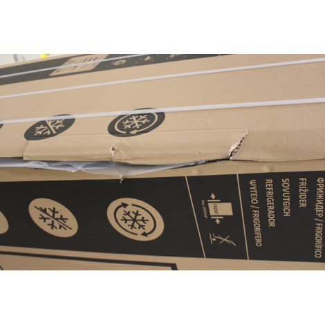 SALE OUT. Midea MDRB548MME46 Refrigerator, E, Freestanding, Combi, Height 186 cm, Fridge net 271L, Freezer net 130L, Grey | Mide