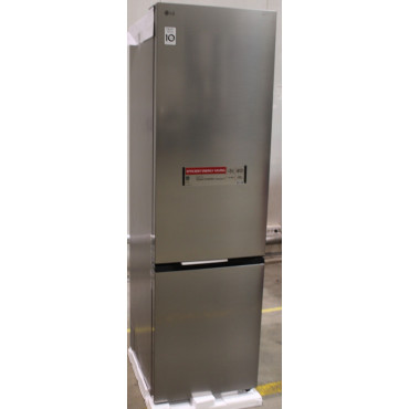 SALE OUT. LG GBBS322CPY Refrigerator, C, Free-standing, Combi, Height 2.03 m, Net fridge 262 L, Net freezer 113 L, Silver | LG R