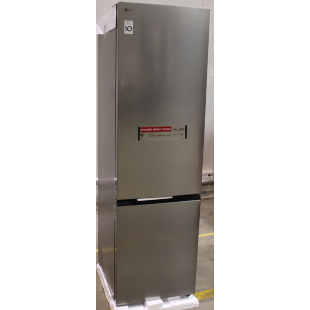 SALE OUT. LG GBBS322CPY Refrigerator, C, Free-standing, Combi, Height 2.03 m, Net fridge 262 L, Net freezer 113 L, Silver | LG R