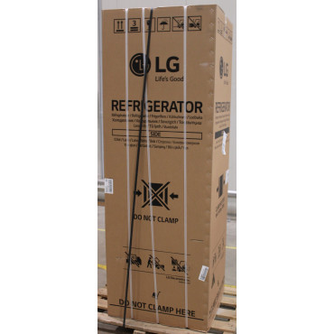 SALE OUT. LG GBBS322CPY Refrigerator, C, Free-standing, Combi, Height 2.03 m, Net fridge 262 L, Net freezer 113 L, Silver | LG R