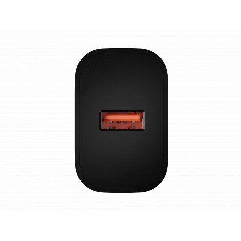 Natec Ribera USB Charger 1X USB-A 18W, Black