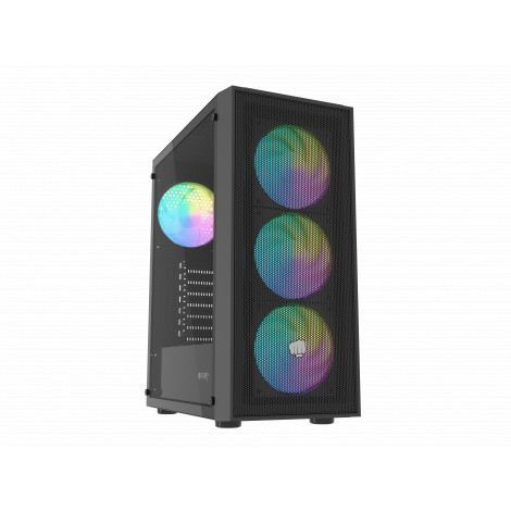 Fury PC Case | SHOBO SH8F ARGB | Black | Midi Tower