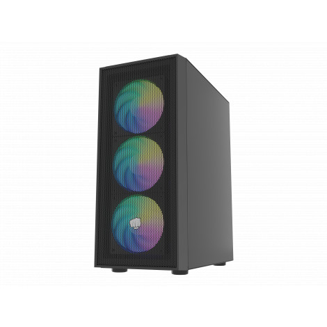 Fury PC Case | SHOBO SH8F ARGB | Black | Midi Tower