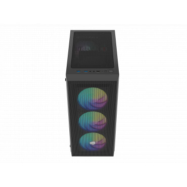 Fury PC Case | SHOBO SH8F ARGB | Black | Midi Tower