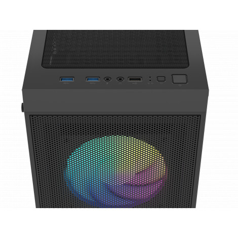 Fury PC Case | SHOBO SH8F ARGB | Black | Midi Tower