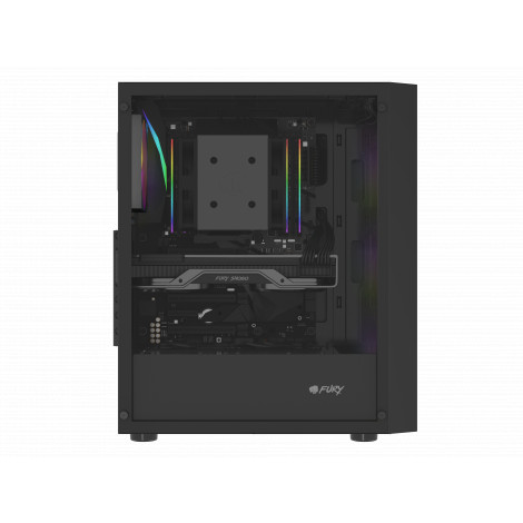 Fury PC Case | SHOBO SH8F ARGB | Black | Midi Tower