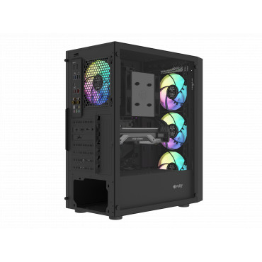 Fury PC Case | SHOBO SH8F ARGB | Black | Midi Tower