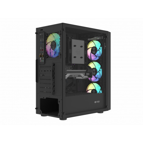 Fury PC Case | SHOBO SH8F ARGB | Black | Midi Tower