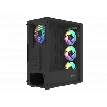 Fury PC Case | SHOBO SH8F ARGB | Black | Midi Tower