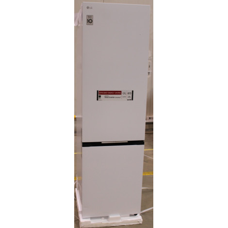 SALE OUT. LG GBBS322CSW Refrigerator, C, Free-standing, Combi, Height 2.03 m, Net fridge 262 L, Net freezer 113 L, White | LG Re