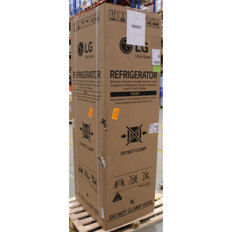 SALE OUT. LG GBBS322CSW Refrigerator, C, Free-standing, Combi, Height 2.03 m, Net fridge 262 L, Net freezer 113 L, White | LG Re