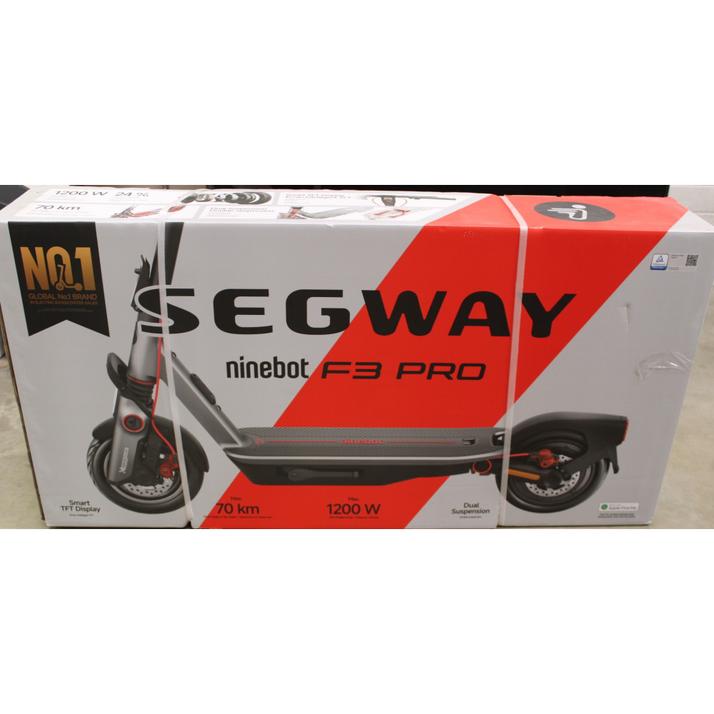 SALE OUT. Ninebot by Segway eKickScooter F3 Pro E | Segway F3 Pro E | eKickScooter | Up to 25 km/h | 10 " | 24 month(s) | Black 