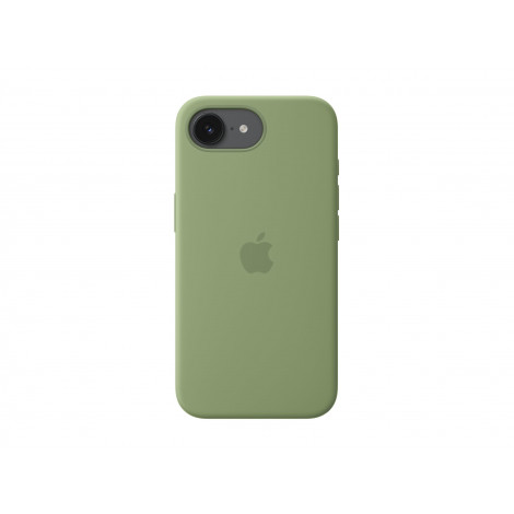 Apple iPhone 17e Silicone Case with MagSafe Light Moss | Apple