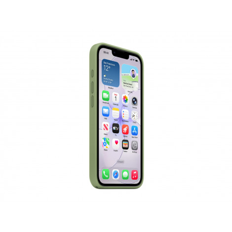 Apple iPhone 17e Silicone Case with MagSafe Light Moss | Apple