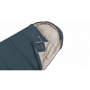 Outwell Campion Lux | Sleeping Bag | 225 x 85 cm | -16 to 5 C | 2 way open - auto lock, L-shape