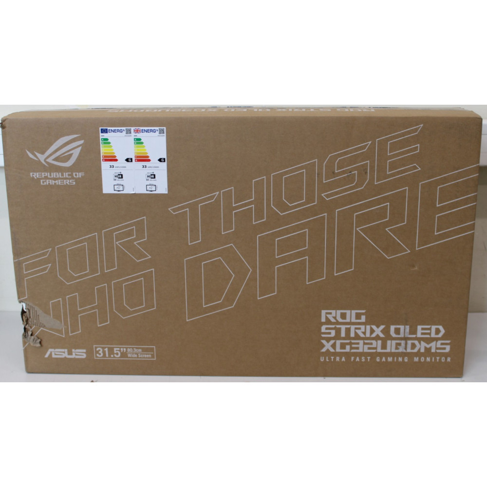 SALE OUT. ASUS ROG Strix XG32UQDMS Gaming Monitor 32" 3840x2160/16:9/250cd/m2/0.03ms Dispaly port, HDMI, USB_C, Headphone port |