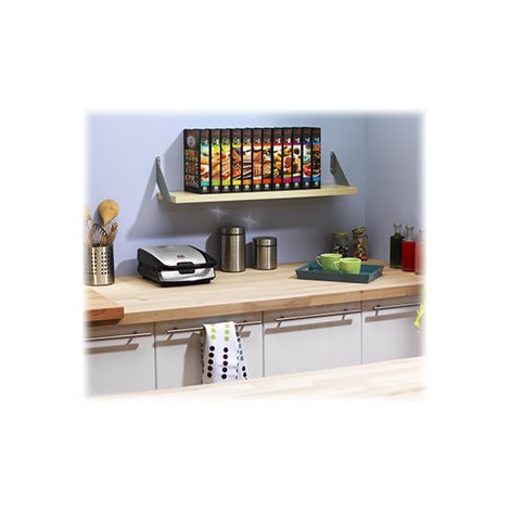 TEFAL | SW852D12 | Sandwich Maker | 700 W | Number of plates 2 | Number of pastry 2 | Stainless steel
