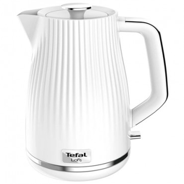 TEFAL | Electric Kettle | KO250130 | Electric | 2400 W | 1.7 L | Plastic | 360 rotational base | White