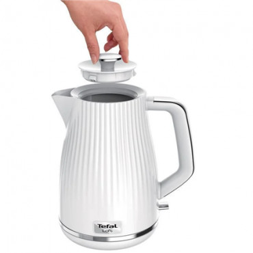 TEFAL | Electric Kettle | KO250130 | Electric | 2400 W | 1.7 L | Plastic | 360 rotational base | White