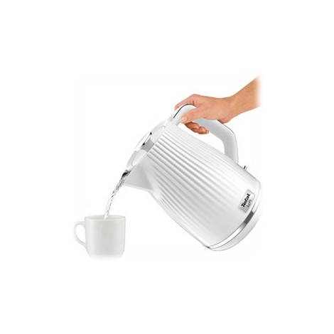 TEFAL | Electric Kettle | KO250130 | Electric | 2400 W | 1.7 L | Plastic | 360 rotational base | White