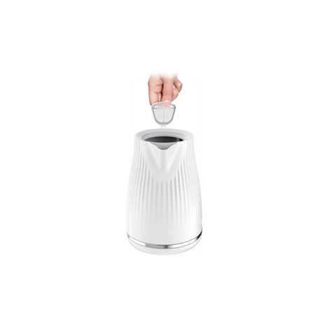 TEFAL | Electric Kettle | KO250130 | Electric | 2400 W | 1.7 L | Plastic | 360 rotational base | White