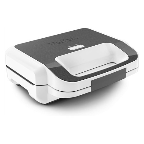 TEFAL | Wafle Maker Snack XL | SW701110 | 850 W | Number of pastry 2 | Belgium | White/Grey