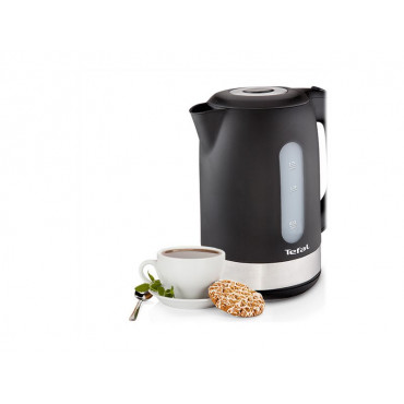 TEFAL | Kettle | KO330830 | Electric | 2400 W | 1.7 L | Plastic | 360 rotational base | Black